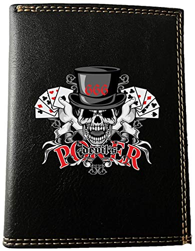 Syl'la Poker Schutzhülle für Herren, Geldbörse, Karten, Papiere, Schwarz, Geldbörse, 0, Klassisch von Syl'la