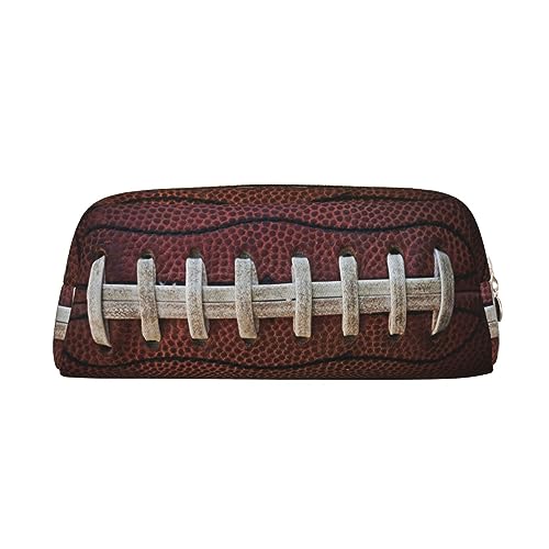 American Football Federmäppchen mit Schnürsenkel-Druck, Mehrzweck-Aufbewahrung für Schule, Büro und Reisen, gold, Einheitsgröße, Schulranzen von Sylale