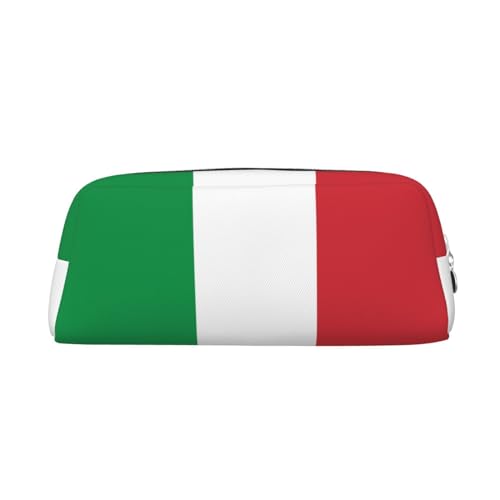 Federmäppchen mit italienischer Flagge, Mehrzweck-Aufbewahrung für Schule, Büro und Reisen, silber, Einheitsgröße, Schulranzen von Sylale