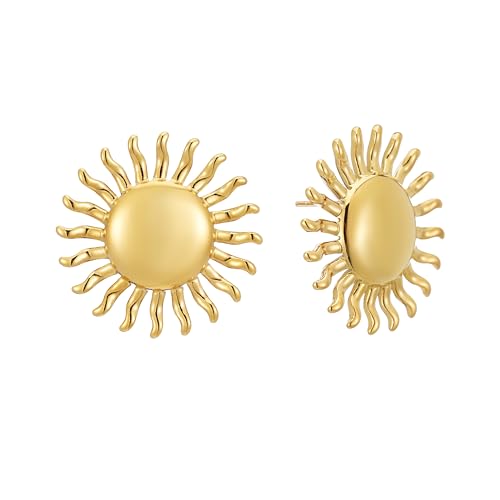 Sylph Sunshine Damen-Ohrstecker aus Edelstahl, ohne Edelsteine, goldfarben Sylph Sunshine Damen-Ohrstecker aus Edelstahl, ohne Edelsteine, goldfarben von Sylph