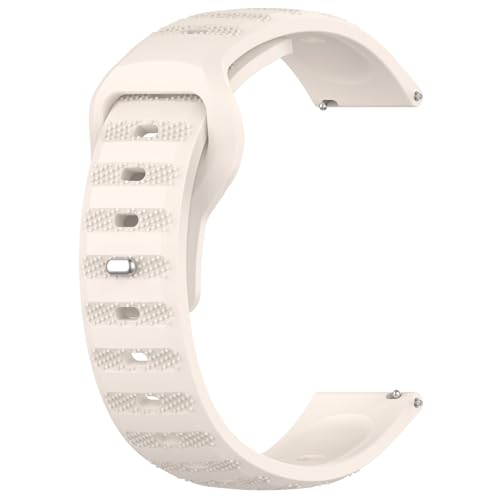 Sylphicryst-Armband Kompatibel mit 20 MM breite Smartwatch,Schnellverschluss silicone Band für Männer und Frauen,Wasser- und schweißbeständig,Khaki von Sylphicryst