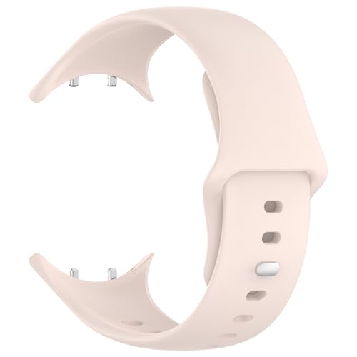 Sylphicryst-Armband Kompatibel mit vivo watch 3,Schnellspanner Silikon Verstellbare Sportarmbänder Universal für Männer und Frauen,wasserdichtes schweißfestes Armband,Hellrosa von Sylphicryst