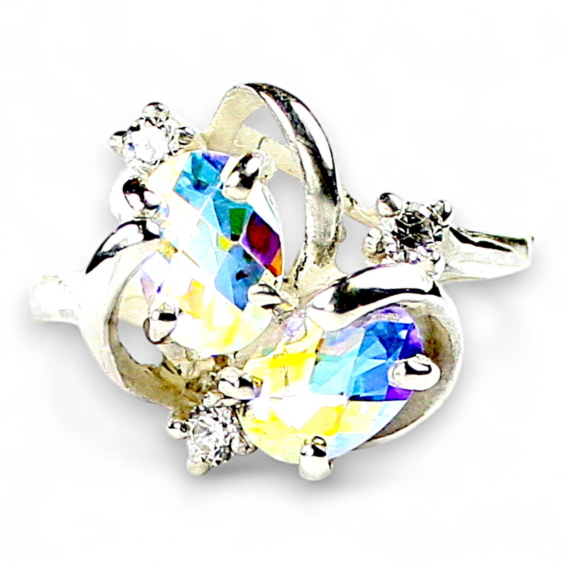 Merkurnebel-Topas, 925 Sterling Silber Damenring, Sr016 Merkurnebel-Topas, 925 Sterling Silber Damenring, Sr016 von SylvaRocks2