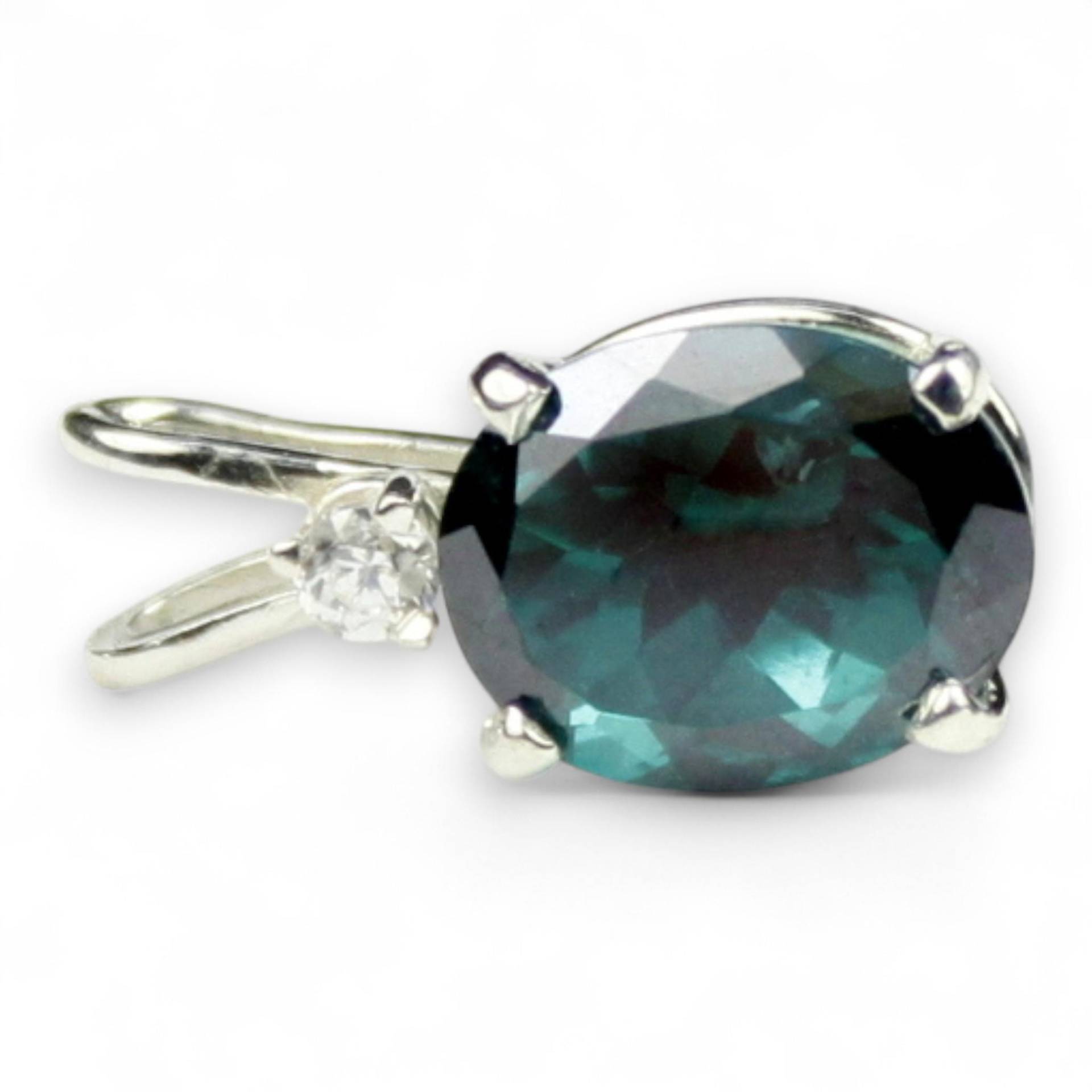 Paraiba Topas, 925 Sterling Silber Anhänger, Sp020 von SylvaRocks2