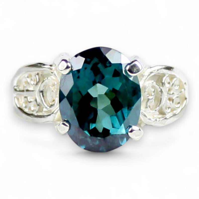 Paraiba Topas, 925 Sterling Silber Damenring, Sr369 Paraiba Topas, 925 Sterling Silber Damenring, Sr369 von SylvaRocks2