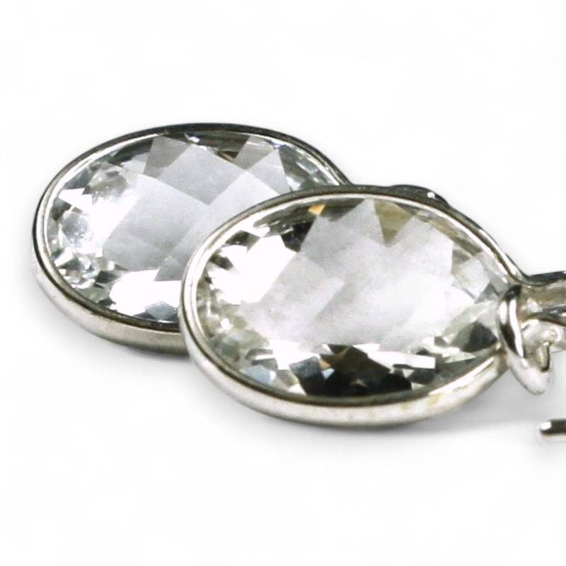 Silber Topas, 925 Sterling Threader Ohrringe, Se005 von SylvaRocks2