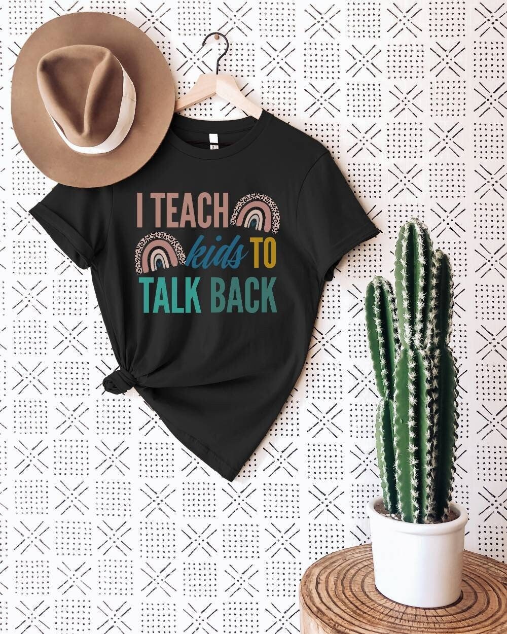 Boho Rainbow Speech Language Pathologist Shirt, I Teach Kids To Talk Back, Logotherapie Shirt Für Männer, Slp Abschlussgeschenke Frauen Boho Rainbow Speech Language Pathologist Shirt, I Teach Kids To Talk Back, Logotherapie Shirt Für Männer, Slp Abschlussgeschenke Frauen von SylviaChoong