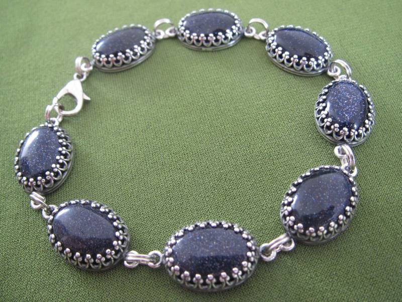 Armband "Blaufluss" von SylviasSchmuckwelt