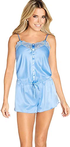 Sylvie Flirty Lingerie Damen Nachthemd Avalon, Blau, Large von Sylvie Flirty Lingerie