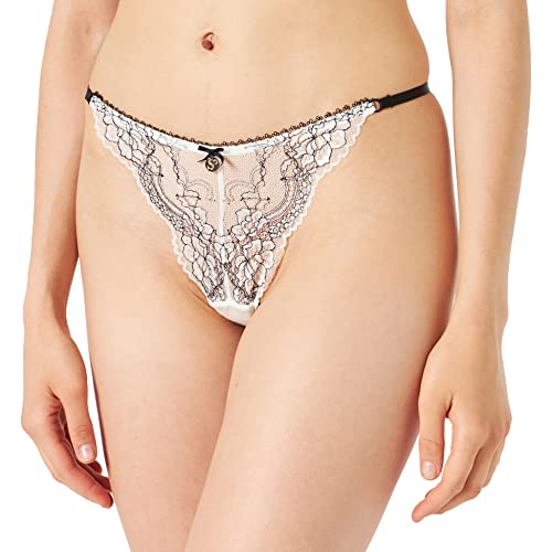 Sylvie Flirty Lingerie Damen String Albina ,Weiß (Offwhite 0602) , 36/S von Sylvie Flirty Lingerie