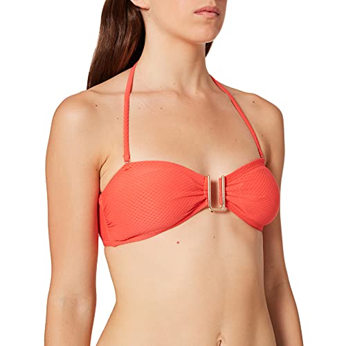 Sylvie Flirty Swimwear Damen Bikinioberteil Bahiga, Orange (Coral 2200), 42 (Herstellergröße: 90A) von Sylvie Flirty Lingerie