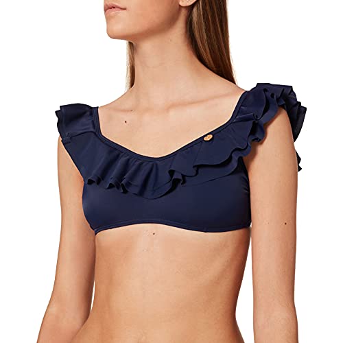 Sylvie Flirty Swimwear Damen Bikinioberteil Ban, Blau (Mare Blue 4977), 38 (38C) von Sylvie Flirty Lingerie