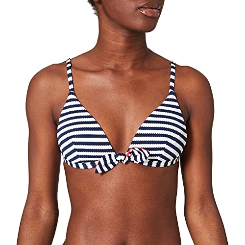 Sylvie Flirty Swimwear Damen Bikinioberteil Bajula, Blau (Navy/White Stripes 0005), 38B (Herstellergröße: 80B) von Sylvie Flirty Lingerie