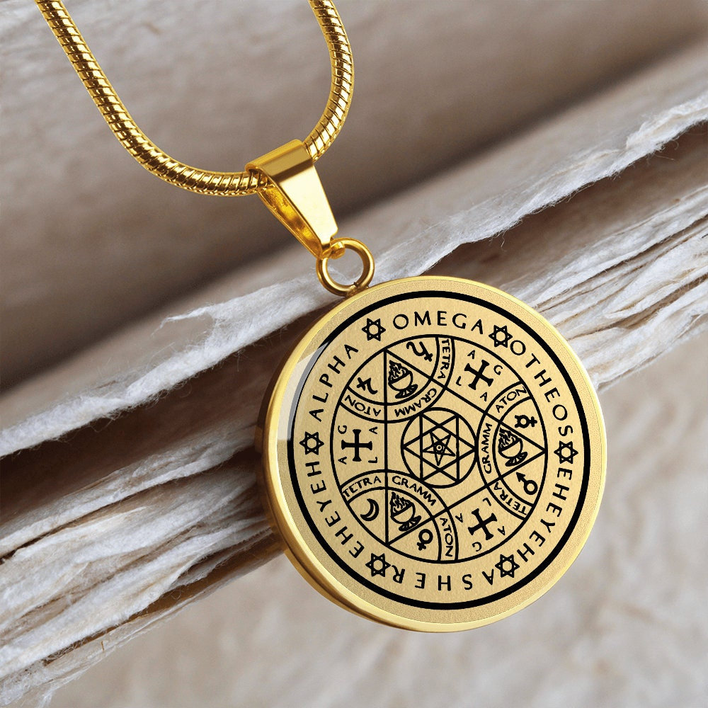 Enochian Engel Magie Siegel Amulett Talisman Halsketten-Anhänger Schmuck von SymbolicPresent