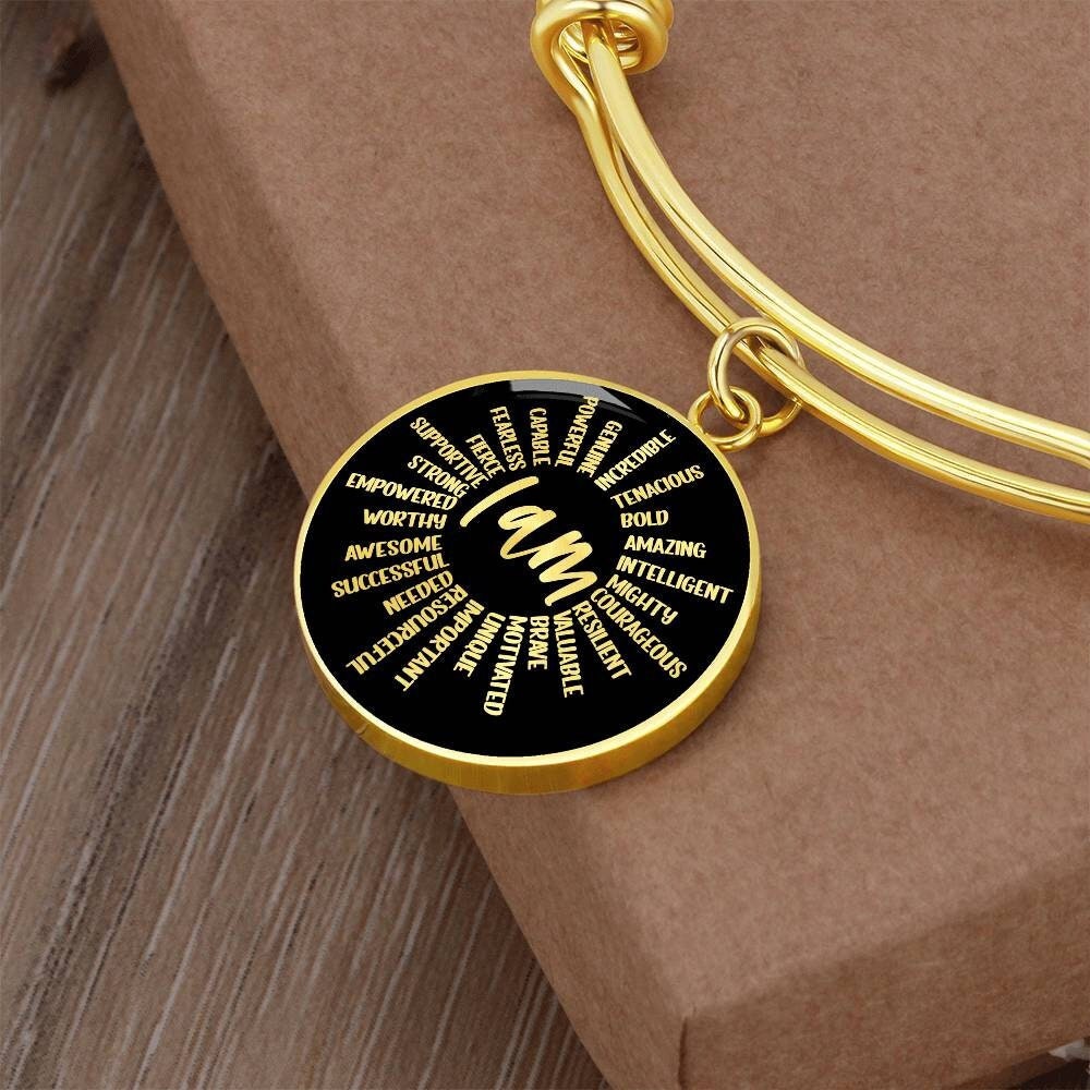 Gesetz Der Anziehung Schmuck Ich Bin Affirmationen Armband Geschenk von SymbolicPresent