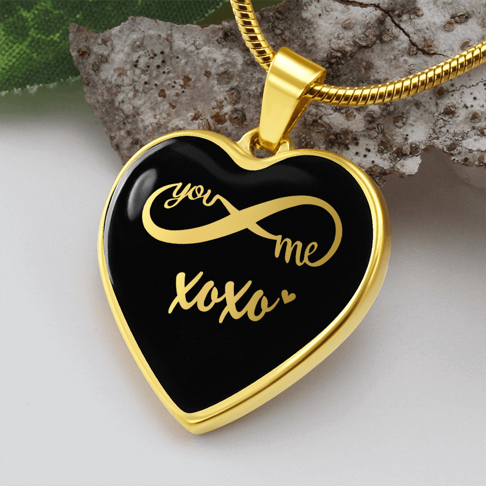 Infinity You & Me Halskette Schmuck Xoxo Anhänger von SymbolicPresent