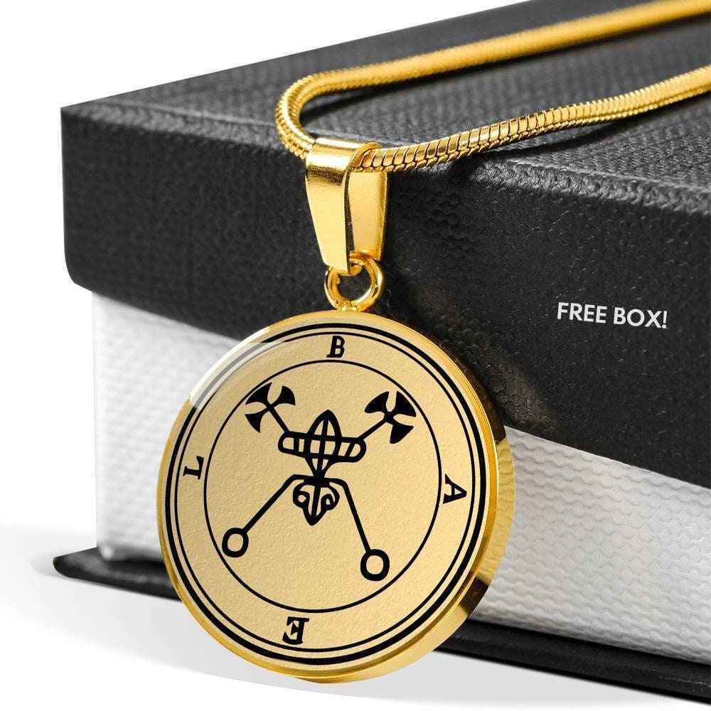 König Bael Sigil Halsketten-Anhänger Schmuck Gold Silber Goetia König Bael Sigil Halsketten-Anhänger Schmuck Gold Silber Goetia von SymbolicPresent