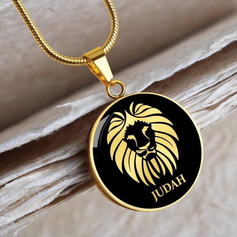 Löwe Von Jena Anhänger Israeliten Schmuck Gold Silber Charm von SymbolicPresent