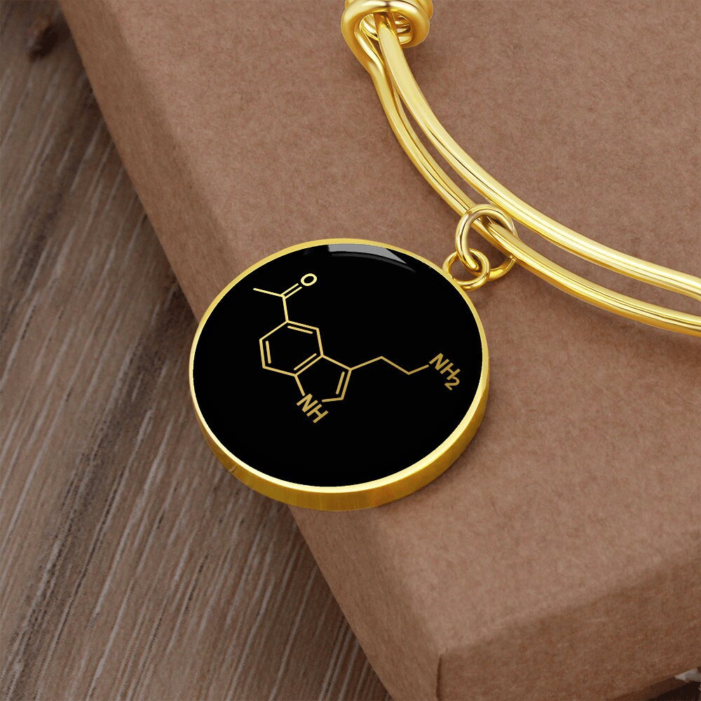 Serotonin Molecule Armband Wissenschaft Schmuck Geschenk Anhänger von SymbolicPresent