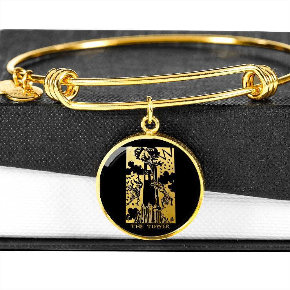 Tarot Armband Schmuck Der Turm Karte Hexe Geschenk von SymbolicPresent