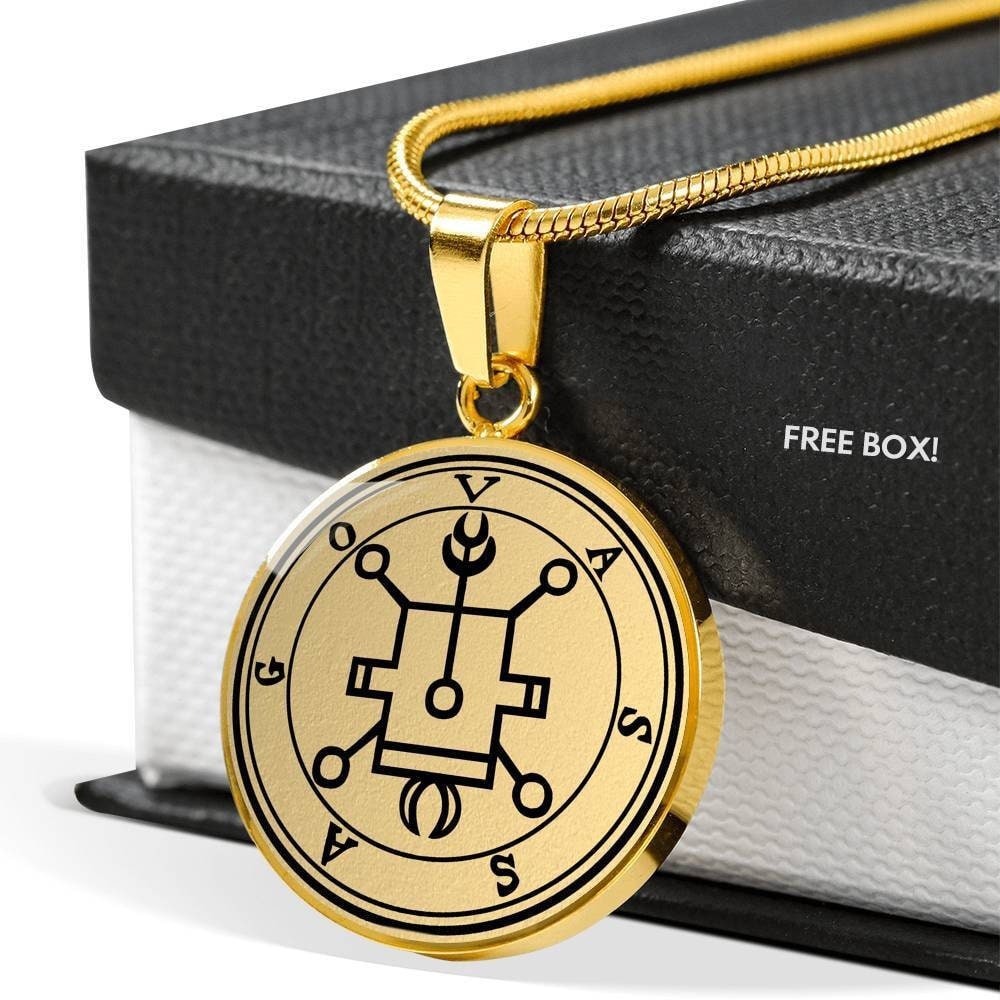 Vassago Sigil Halskette Dämon Seal Schmuck Goetia Amulett Talisman Anhänger von SymbolicPresent