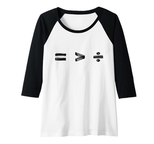 Damen Equality is Better than Division Equal Rights Math Symbol Raglan Damen Equality is Better than Division Equal Rights Math Symbol Raglan von Symbols Pride