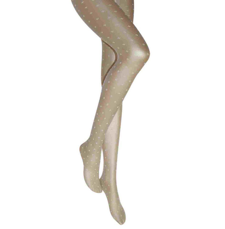 Sympatico Feinstrumpfhose Damen Feinstrumpfhose CARINA 20 DEN ivory S 20 DEN (1 St) transparent & matt von Sympatico