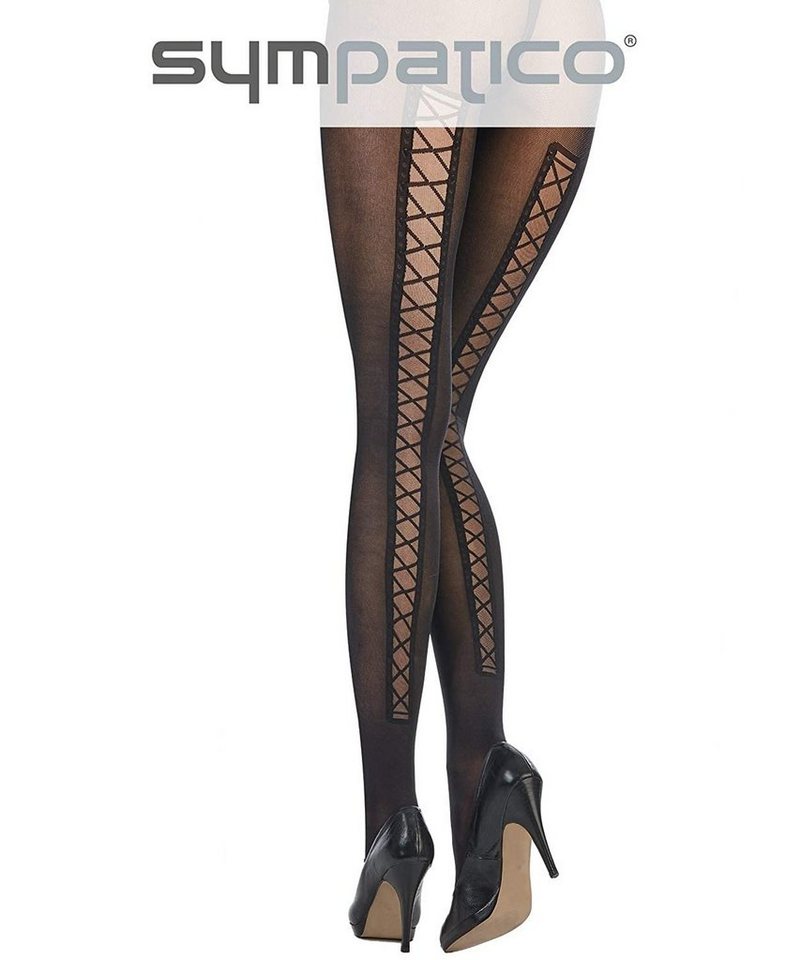 Sympatico Feinstrumpfhose Sympatico DONNA 70 DEN Strumpfhose schwarz 70 DEN von Sympatico