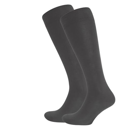 Sympatico Kniestrümpfe 2er-Pack S550L, Größe:35-38, Farbe:anthrazit (02) von Sympatico