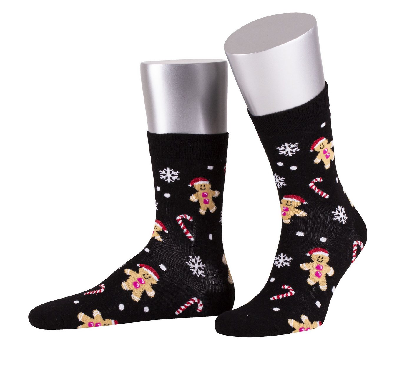 Sympatico Socken S218466 Unisex Christmas special Weihnachtssocken LEBKUCHENMANN von Sympatico