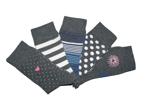Sympatico Strümpfe JEANS FASHION 5er-Pack S21697, Größe:39-42, Farbe:grau (04) von Sympatico