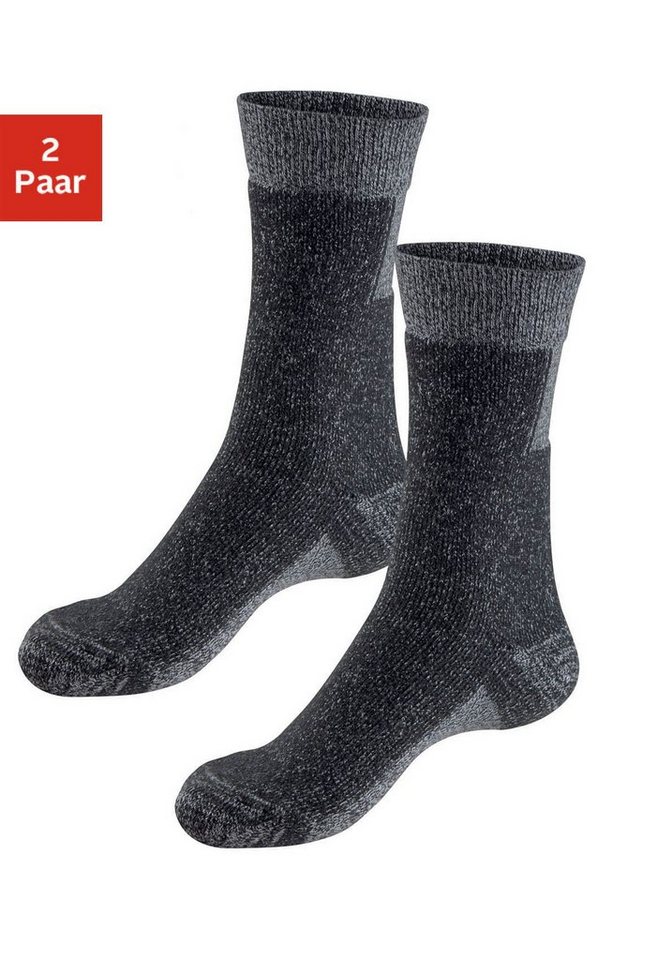H.I.S Wandersocken (Packung, 2-Paar) mit extra Stützfunktion und Polsterung von H.I.S