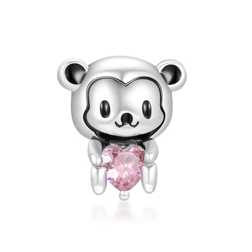 Symretie 925 Sterling Silber Charm Anhänger Kompatibel mit Europäischen Armbändern und Halskette Bead Charm für Frauen Mädchen von Symretie
