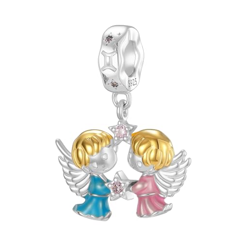 Symretie 925 Sterling Silber Charm Sternzeichenperlen für Europäische Armbänder und Halsketten Symretie 925 Sterling Silber Charm Sternzeichenperlen für Europäische Armbänder und Halsketten von Symretie