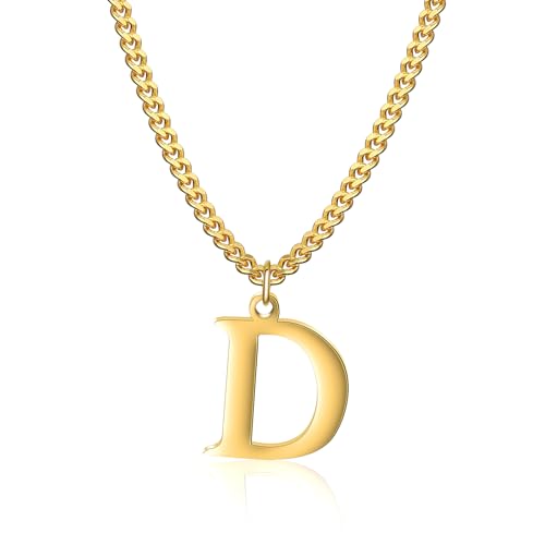 Symretie Buchstaben Halskette Damen 14K Gold Vergoldet,kette gold mit Herz Buchstaben anhänger,y kette damen vergoldete Herz anhänger kette von Symretie