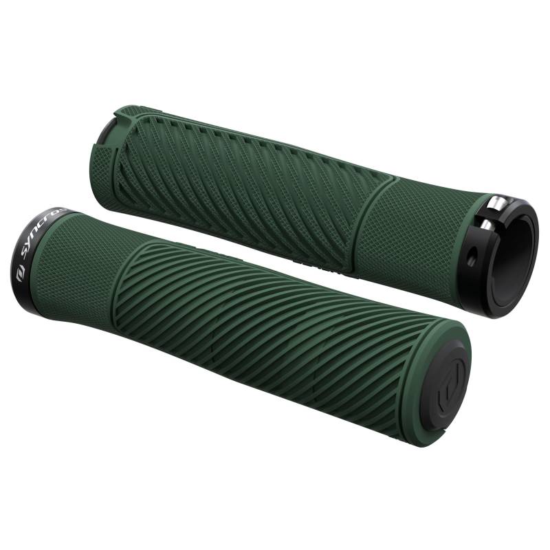 Syncros XC Lock-ON Einrastgriffe - Deep Green - M von Syncros