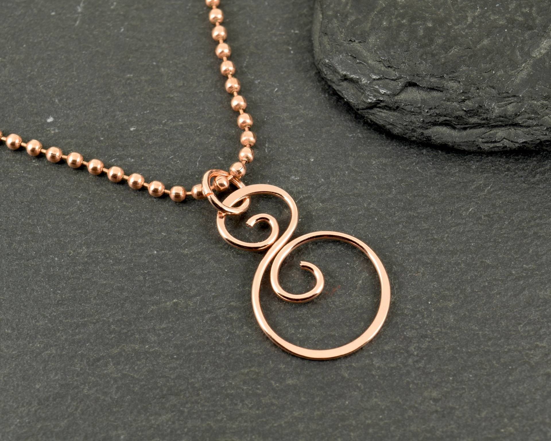 Kupfer Draht Wrap Spiral Halskette | Swirl Anhänger Gewickelt Doppelspiral-Kupfer-Anhänger Boho Kupfer Draht Wrap Spiral Halskette | Swirl Anhänger Gewickelt Doppelspiral-Kupfer-Anhänger Boho von SynergicDesigns