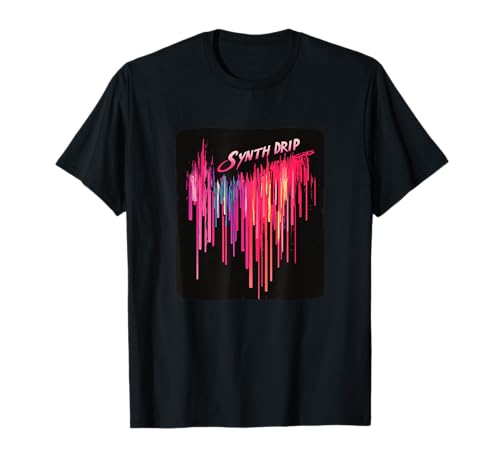 Awesome Synth Drip Statement Kostüm für Jungen und Mädchen T-Shirt von Synth Outfit