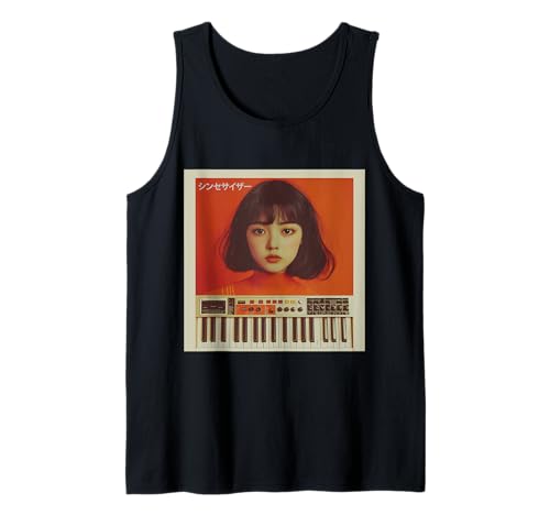 Vintage Synthesizer Analog Synth Japanese Women DJ Producer Tank Top Vintage Synthesizer Analog Synth Japanese Women DJ Producer Tank Top von Synthesizer Analog Synth Techno Drum Machine