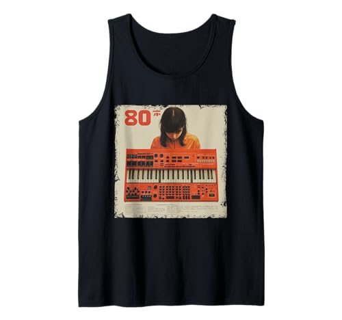 Vintage Synthesizer Analog Synth Japanese Women DJ Producer Tank Top Vintage Synthesizer Analog Synth Japanese Women DJ Producer Tank Top von Synthesizer Analog Synth Techno Drum Machine