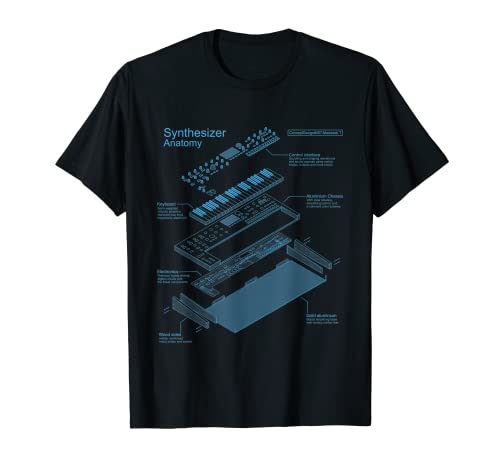 Herren Synthesizer Musiker für elektronischen Musikproduzenten T-Shirt Herren Synthesizer Musiker für elektronischen Musikproduzenten T-Shirt von Synthesizer designs für musiker by Mewzeek T