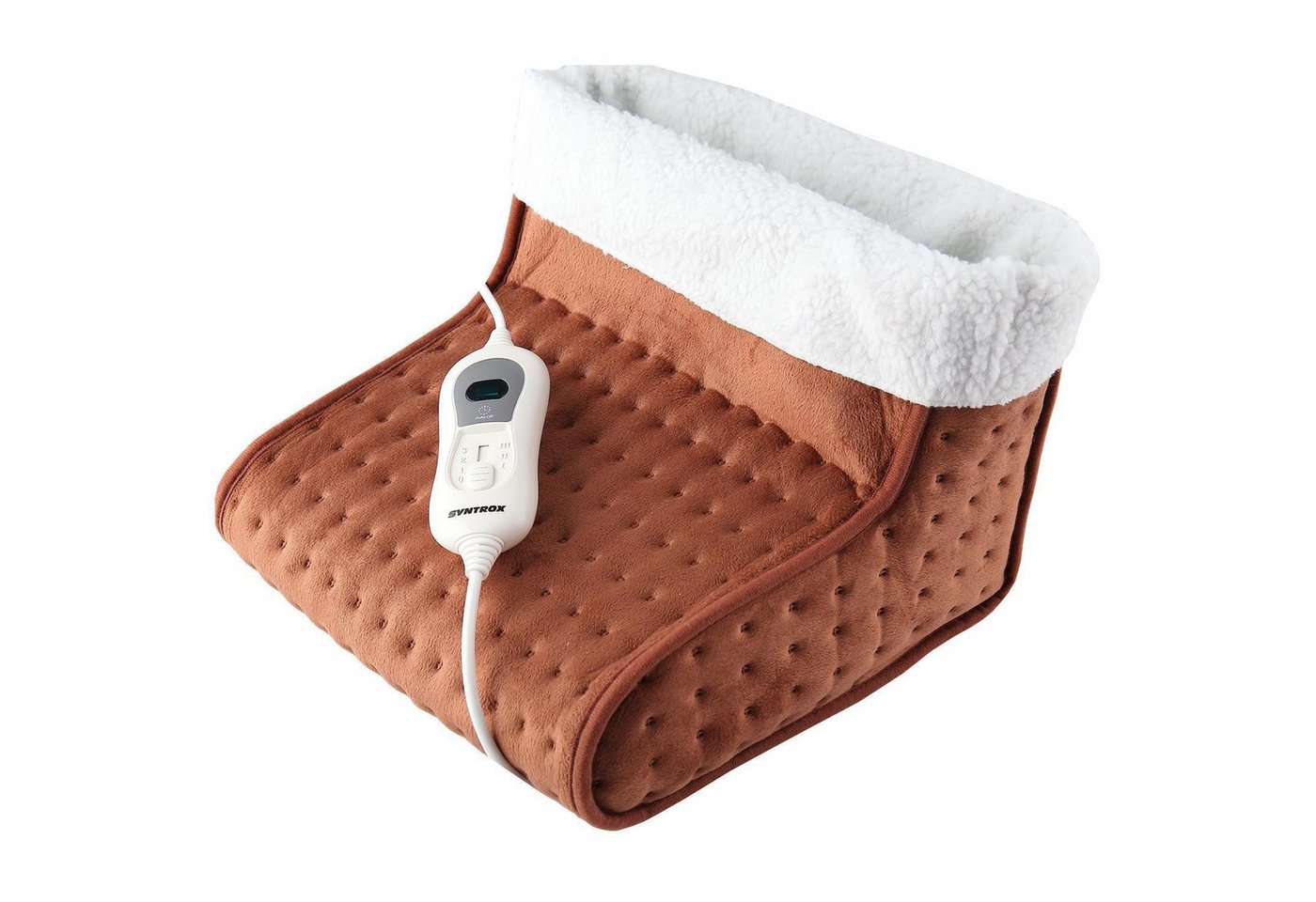 Syntrox Germany Elektrofußwärmer Beheizter Fußwärmer mit Fernbedienung Arutic Fußheizkissen Fußmatte von Syntrox Germany