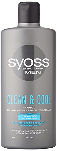 SYOSS Shampoo Men Clean & Cool, 440 ml von Syoss