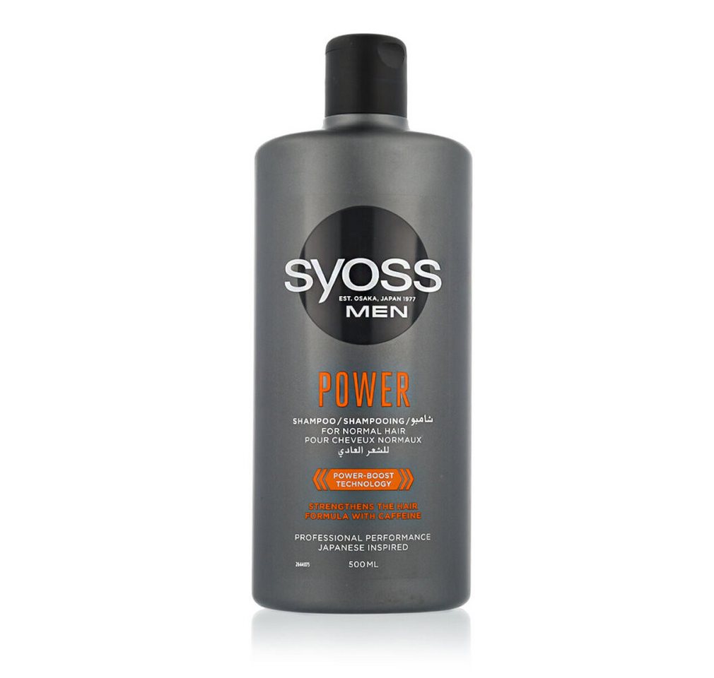Syoss Haarshampoo Men Power Shampoo 500 ml - Syoss Haarshampoo Men Power Shampoo 500 ml - von Syoss