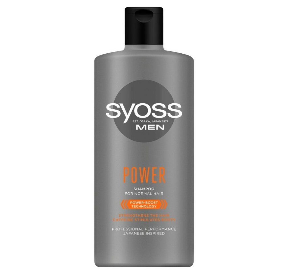 Syoss Haarshampoo Men Power Shampoo für normales Haar 440ml von Syoss