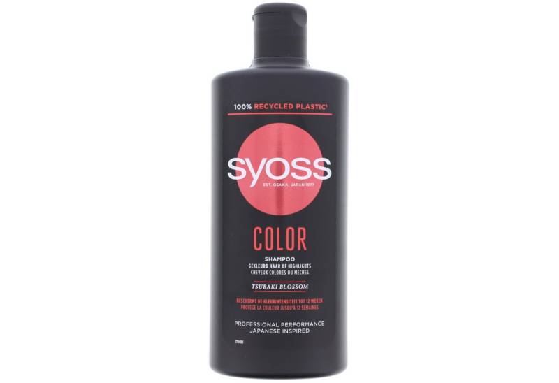Syoss Haarshampoo Syoss Shampoo Color 440ml für Gefärbtes & Gesträhntes Haar Schutz & Pf von Syoss
