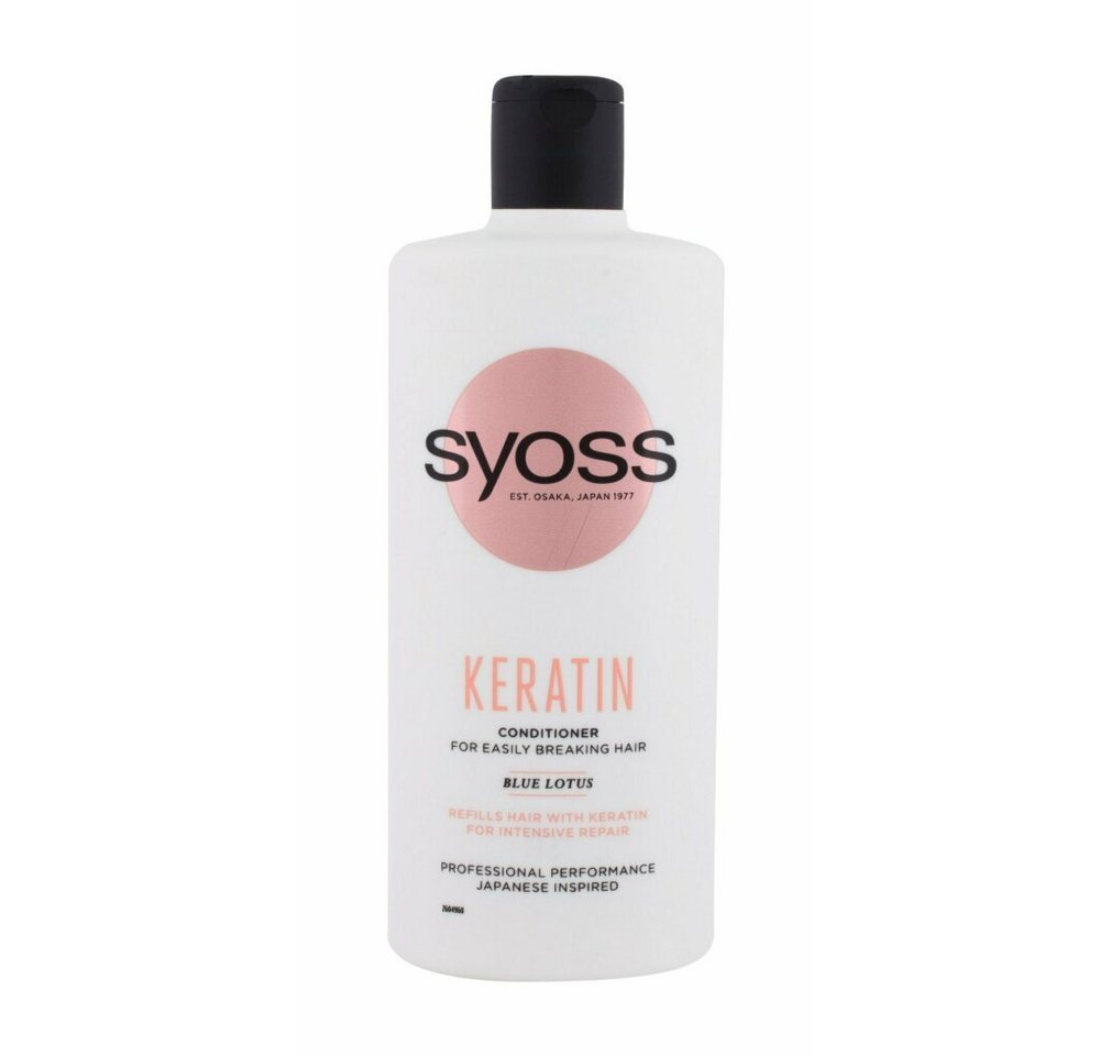 Syoss Haarspülung SYOSS Keratin Conditioner für kraftloses und sprödes Haar 440ml von Syoss
