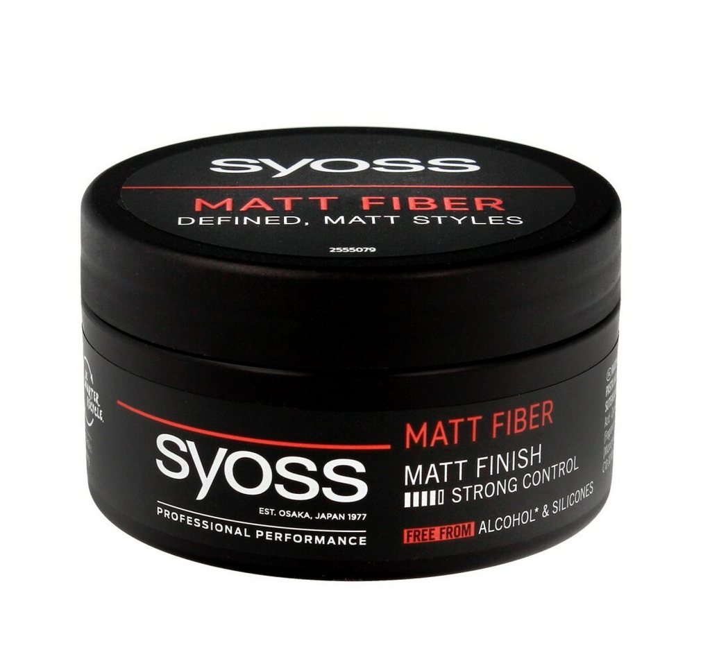 Syoss Haarwachs Matt Hair Styling Fiber Paste Medium Matt Effekt 100ml von Syoss