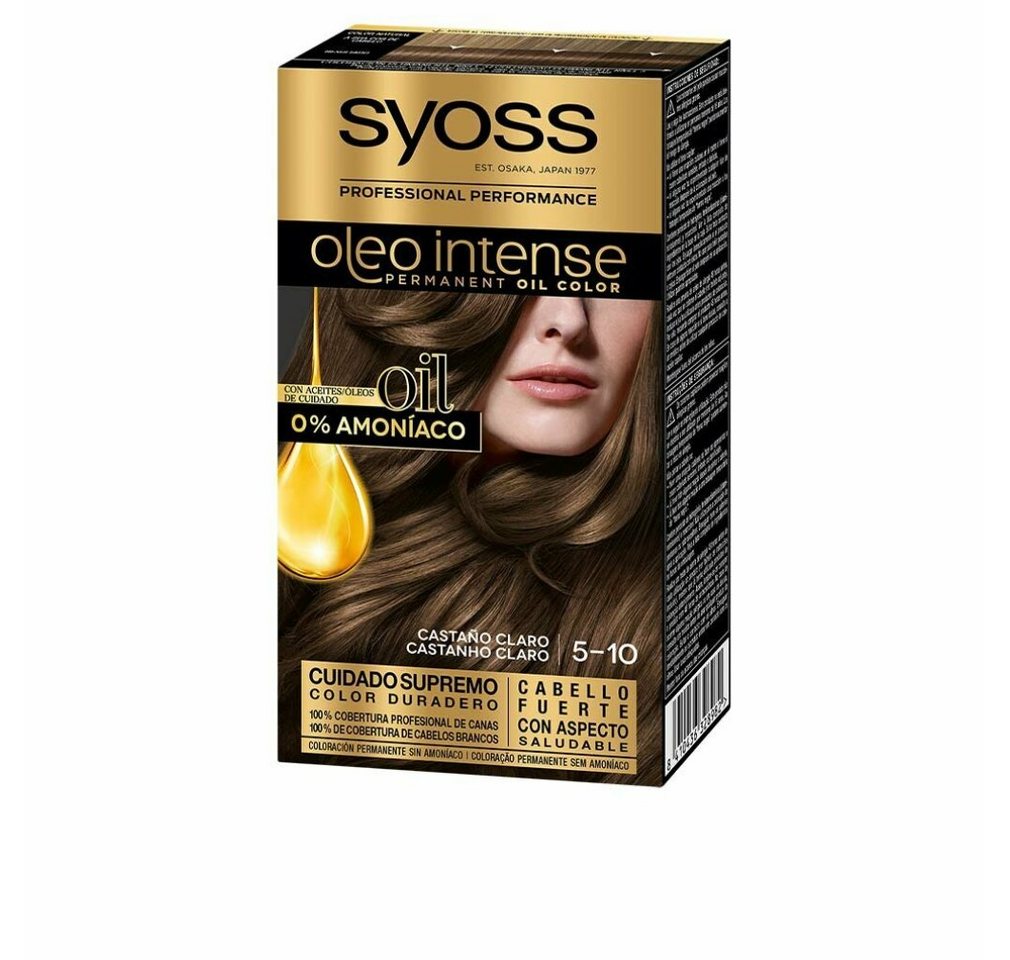 Syoss Mascara Oleo Intense Permanent Hair Color 5-10 Light Brown von Syoss