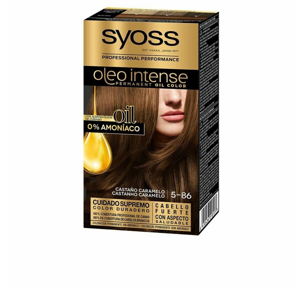 Syoss Mascara Oleo Intense Permanent Hair Color 5-86 Caramel Brown von Syoss